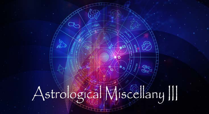 Astrological Miscellany
