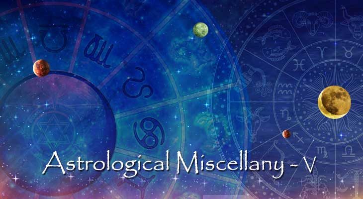 Astrological Miscellany - V - Marriage astrology
