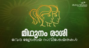 മിഥുനം - വേദ ജ്യോതിഷ സവിശേഷതകൾ